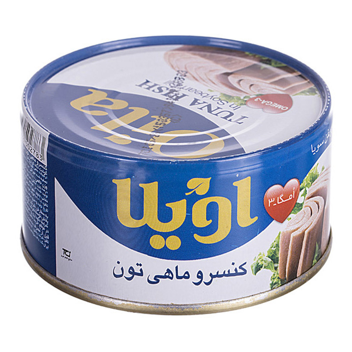 کنسرو ماهی تن در روغن سویا 180 گرمی اویلا